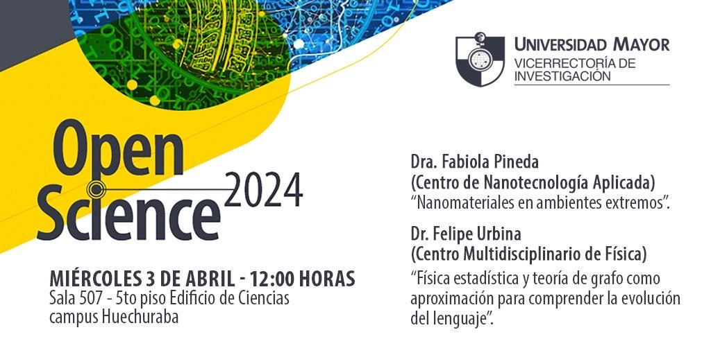 Presentación del Dr. Felipe Urbina en OpenScience 2024